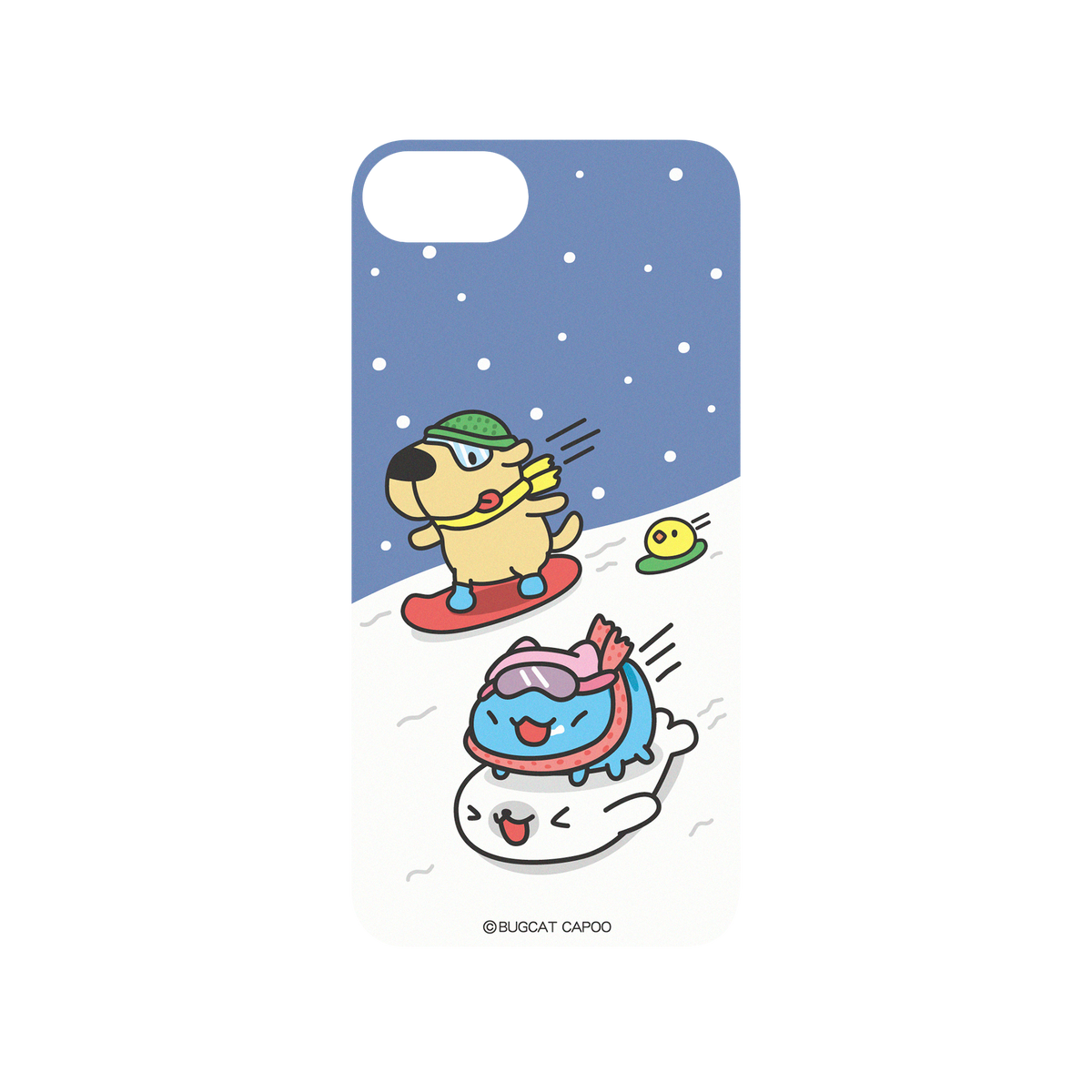 RhinoShield X BUGCAT CAPOO Mod NX iPhone 8 Case - Fun of Skiing Backplate