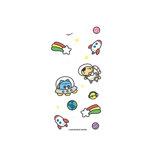 RhinoShield X BUGCAT CAPOO Mod NX iPhone SE (2nd generation) Case - Capoo's Space Adventures Backplate