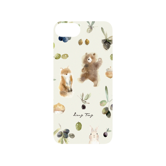 RhinoShield X Liang Feng Mod NX iPhone 7 Case - Olives and Animals Backplate