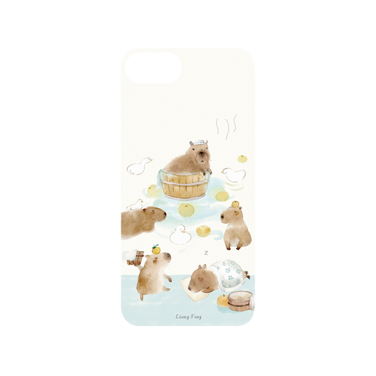 RHINOSHIELD X Liang Feng Mod NX iPhone SE (2nd generation) Case - capybaras Backplate