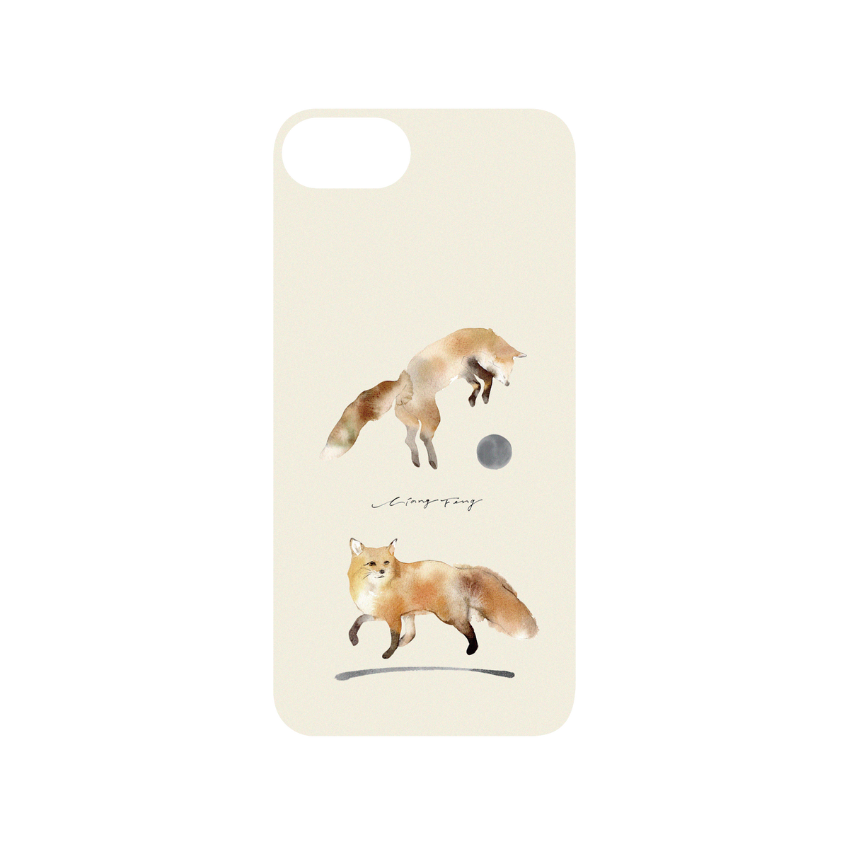 RHINOSHIELD X Liang Feng Mod NX iPhone SE (2nd generation) Case - foxes Backplate