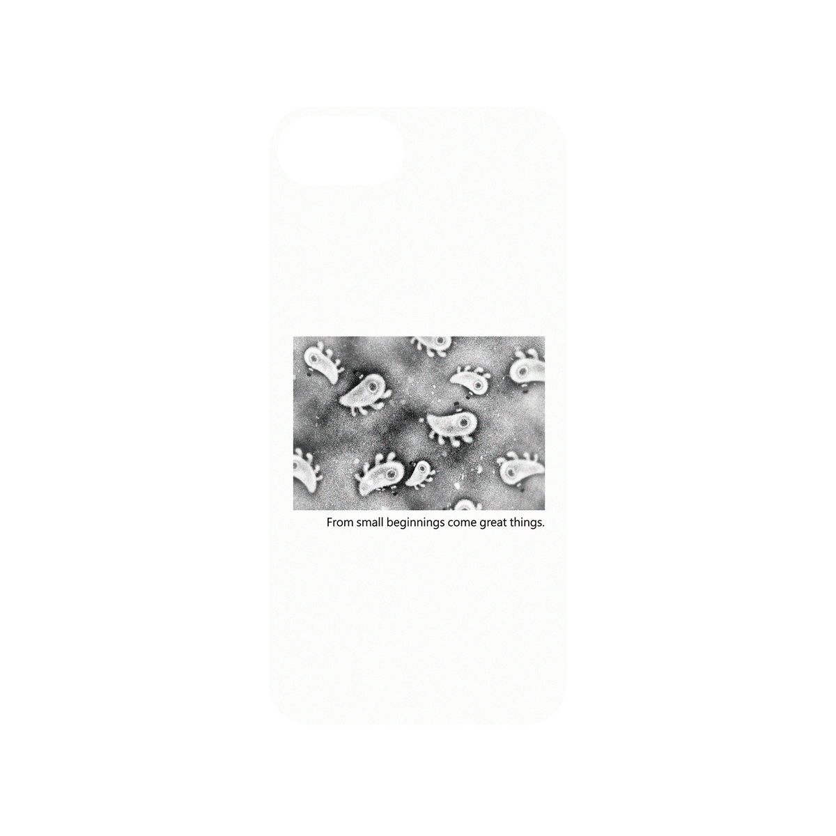 RHINOSHIELD X Incrediville  Mod NX iPhone SE (2nd generation) Case - Microscopic Observation - White Backplate