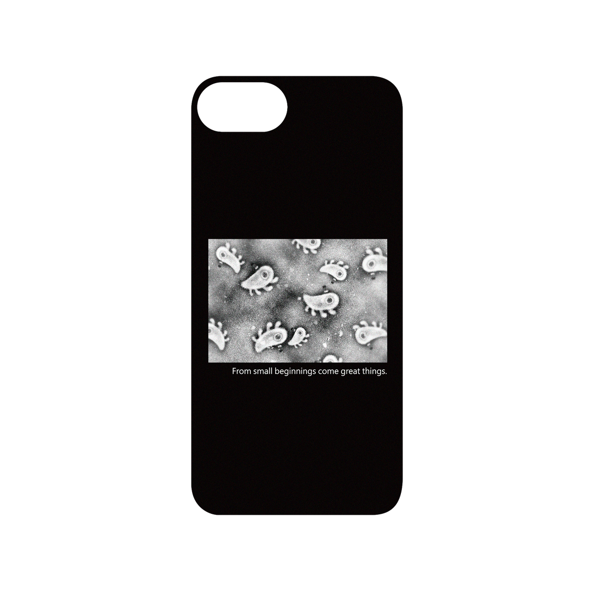 RHINOSHIELD X Incrediville  Mod NX iPhone SE (2nd generation) Case - Microscopic Observation - Black Backplate