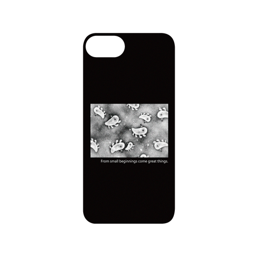 RHINOSHIELD X Incrediville  Mod NX iPhone 8 Case - Microscopic Observation - Black Backplate