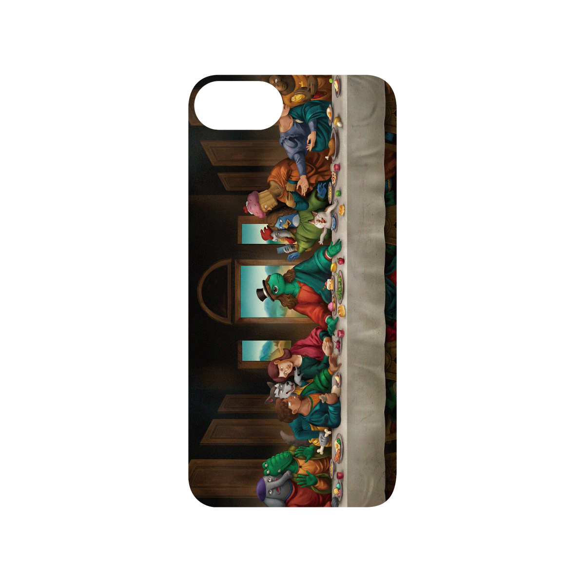 RHINOSHIELD X Incrediville  Mod NX iPhone SE (3rd generation) Case - The Last Supper Backplate
