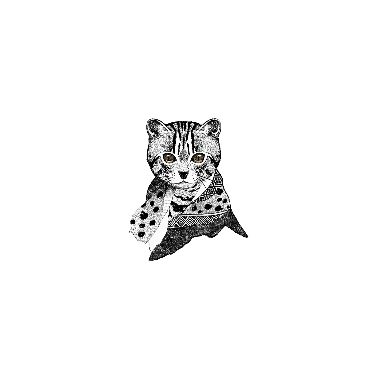 RhinoShield X WasangShow Mod NX iPhone 8 Case - Leopard Cats Backplate