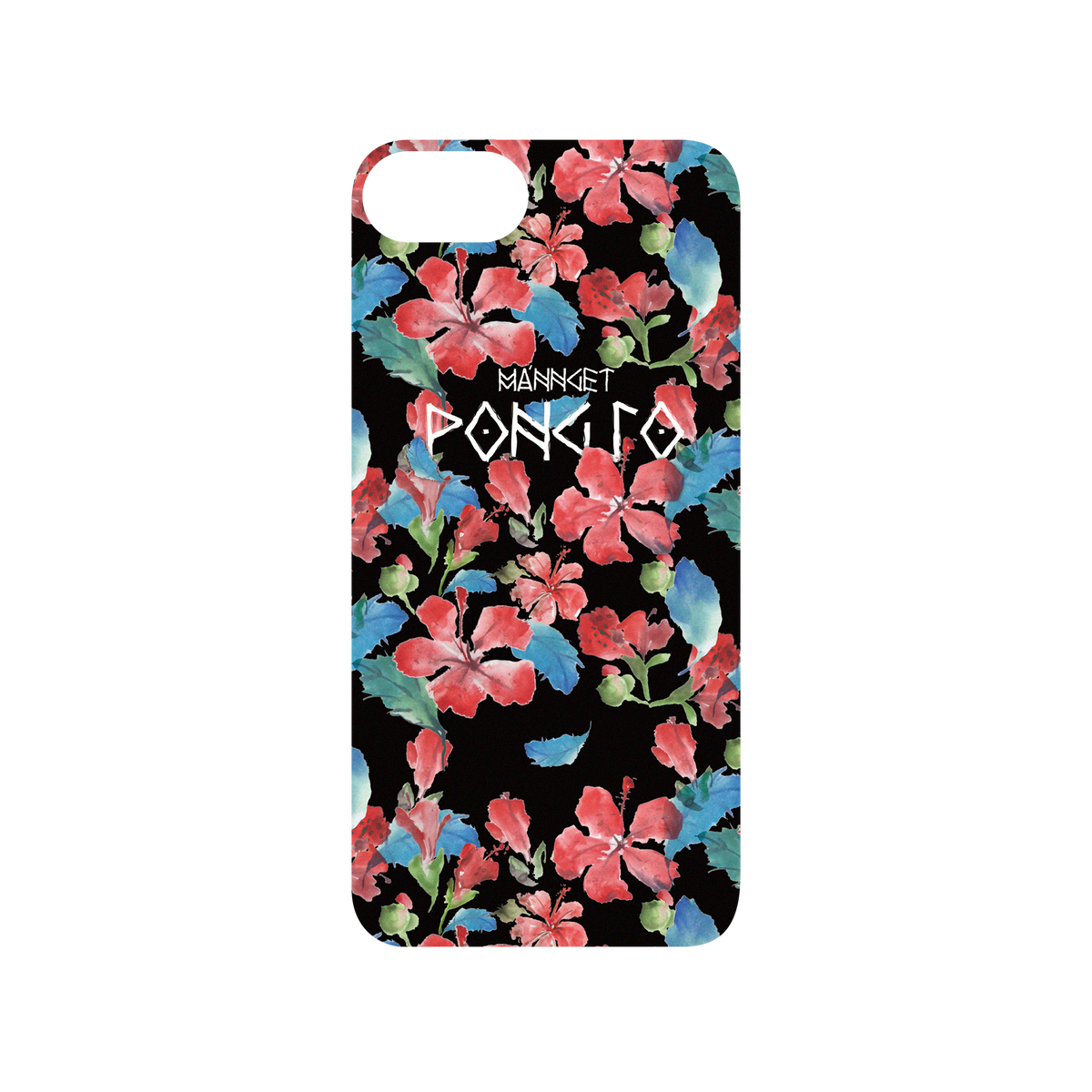 RhinoShield X WasangShow Mod NX iPhone 8 Case - WAWA - Hibiscus Flower Black Backplate