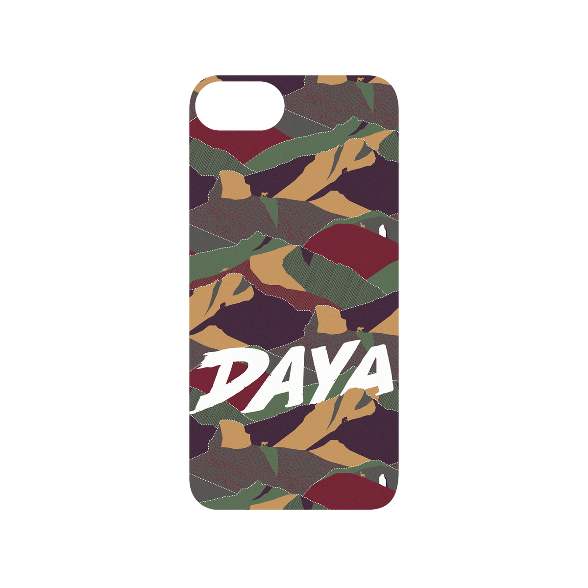 RhinoShield X WasangShow Mod NX iPhone 7 Case - DAYA Mountains Backplate