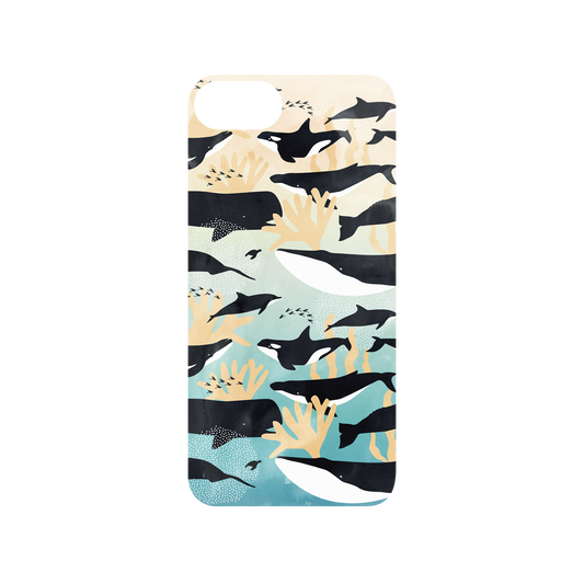 RHINOSHIELD X WasangShow Mod NX iPhone 8 Case - Call of the Ocean Backplate