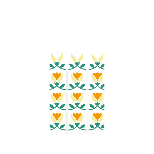RhinoShield X OldHouseFace Mod NX iPhone 8 Case - Newtro Tiles - Tulips Backplate