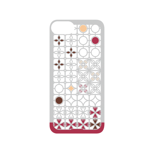 RhinoShield X OldHouseFace Mod NX iPhone 8 Case - Taiwan's Window Guard - North Backplate