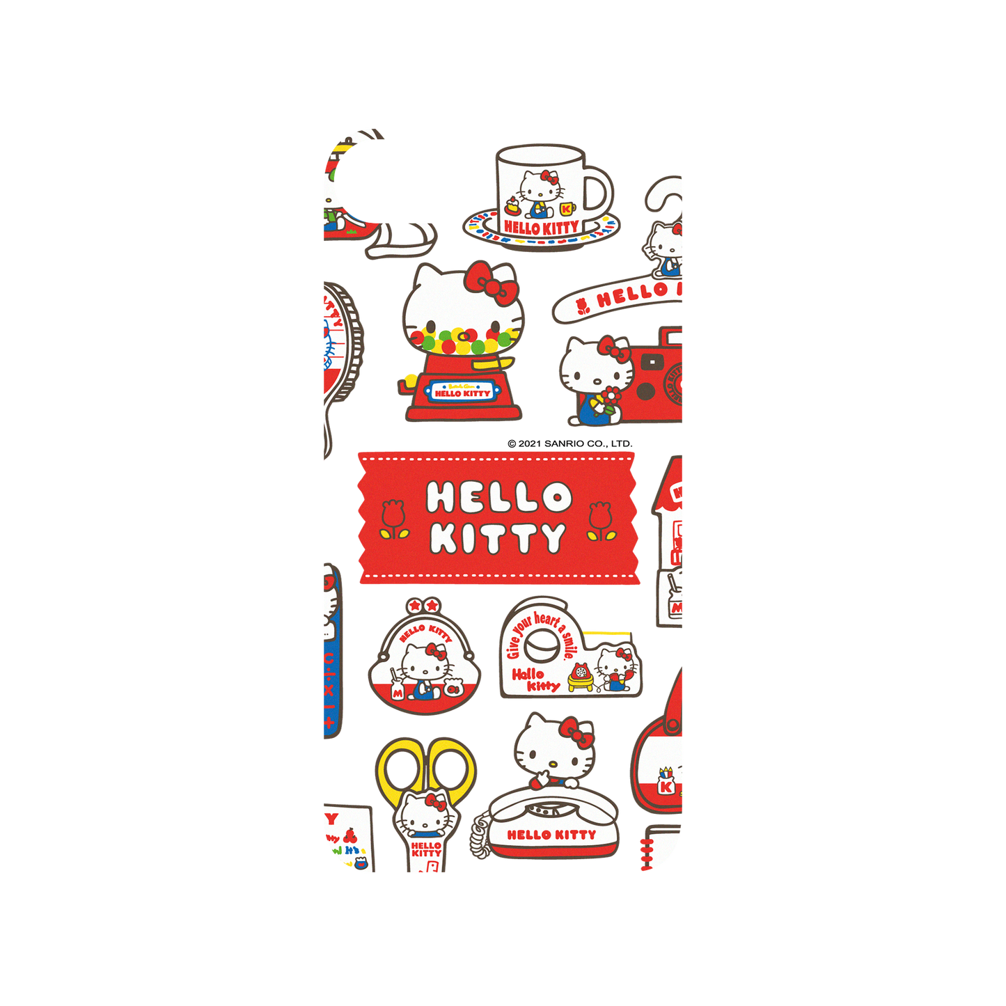 iPhone 8 犀牛盾Mod NX聯名設計款邊框背蓋兩用手機殼 Hello Kitty - Sticker-Hello Kitty生活小物