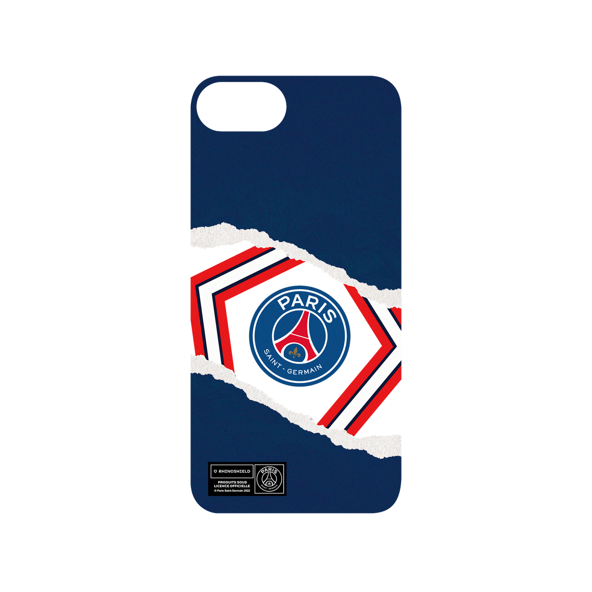 RhinoShield X PSG Mod NX iPhone 8 Case - Paris Saint-Germain - Fourth Logo Backplate