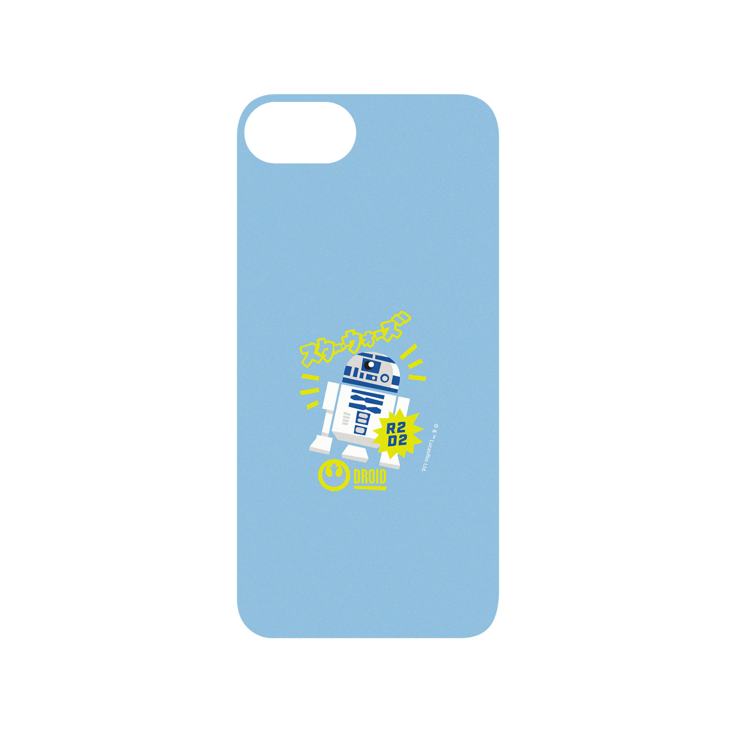 iPhone 8 犀牛盾Mod NX聯名設計款邊框背蓋兩用手機殼 StarWars 星際大戰系列 - R2D2-日文字系列