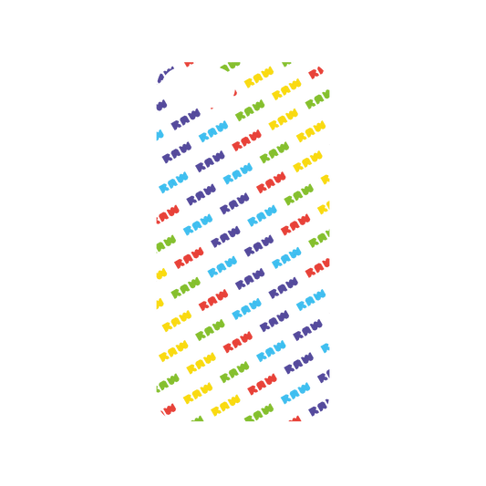 RhinoShield X JOCR Mod NX iPhone SE (3rd generation) Case - Raw Rainbow Pattern Small Backplate