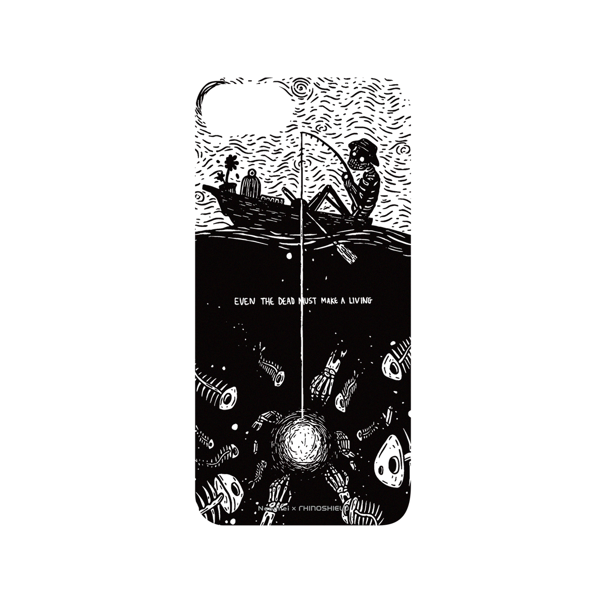 RhinoShield X Neomlei Mod NX iPhone 8 Case - Even The Dead Must Make A Living Backplate