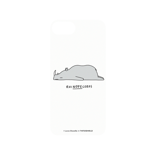 RhinoShield X I Love Doodle Mod NX iPhone 8 Case - Rhinopeceros Backplate