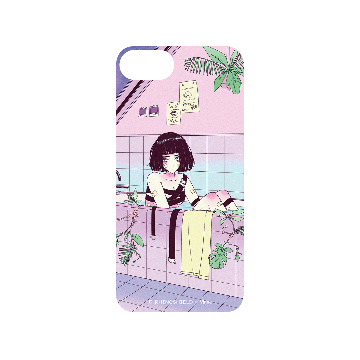 RhinoShield X Vinne Mod NX iPhone SE (3rd generation) Case - Blushing Stars Backplate
