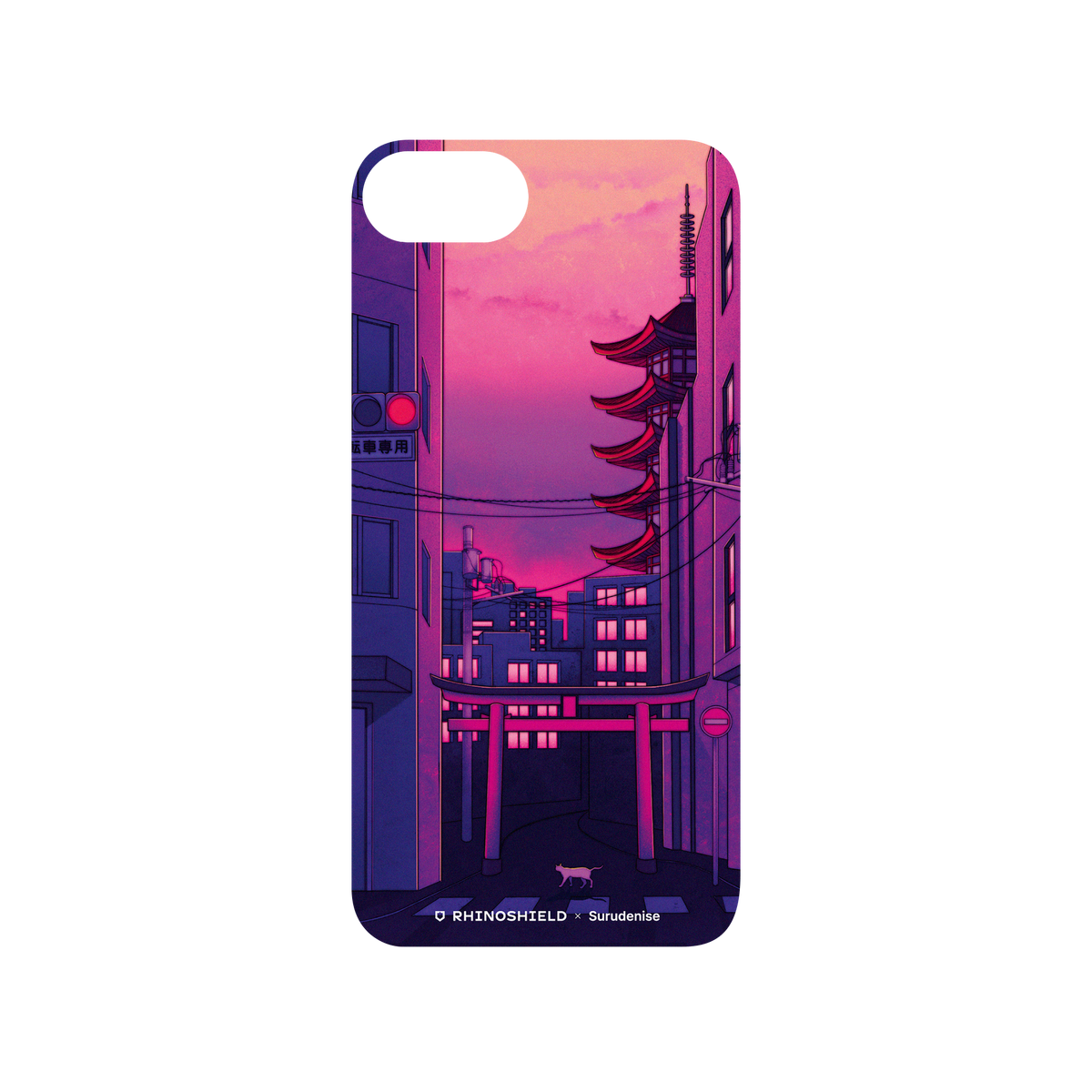 RhinoShield X Surudenise Mod NX iPhone SE (2nd generation) Case - Tokyo Day Backplate