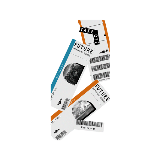 RHINOSHIELD Mod NX iPhone 8 Plus Case: Original Designs - Air Ticket Backplate