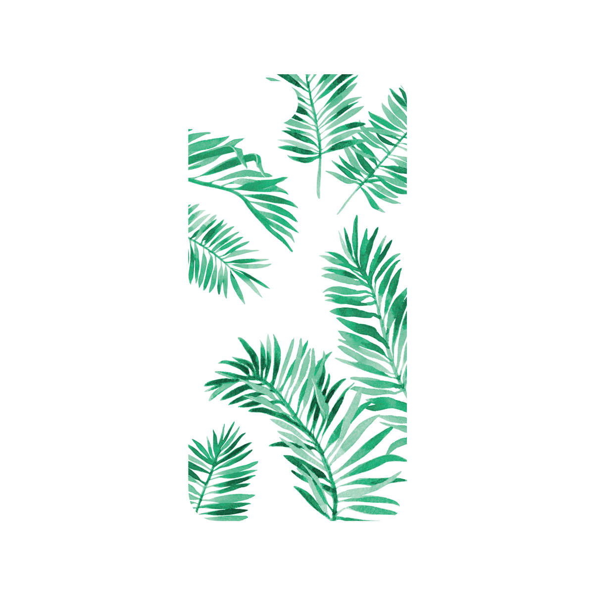 RhinoShield Mod NX iPhone 7 Plus Case: Original Designs - Fern In The Jungle Backplate