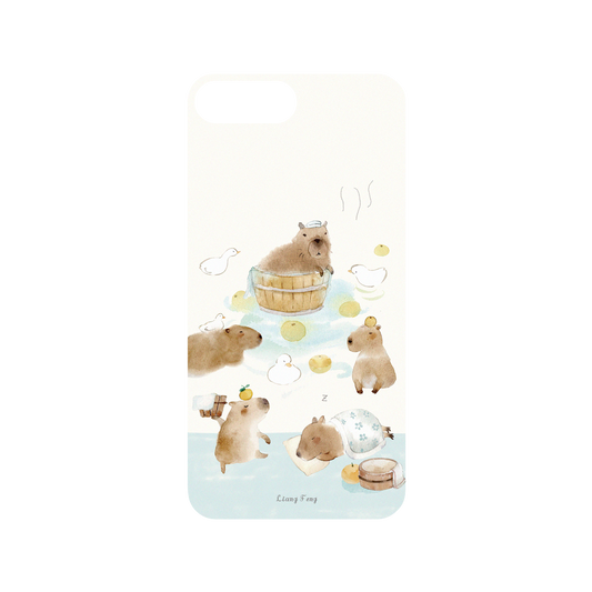 RHINOSHIELD X Liang Feng Mod NX iPhone 8 Plus Case - capybaras Backplate
