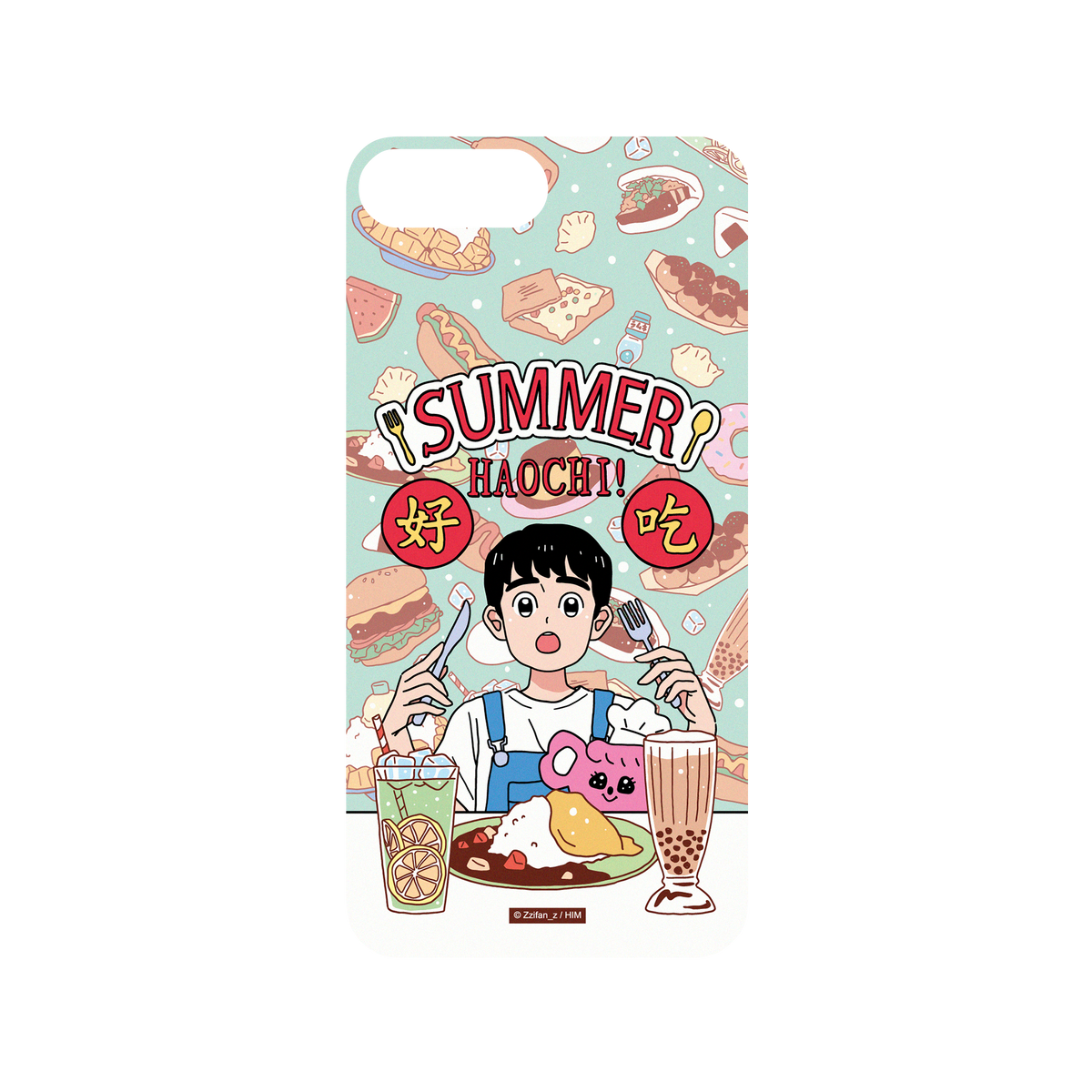 iPhone 7 Plus 犀牛盾Mod NX聯名設計款邊框背蓋兩用手機殼 Zzifan_z - Summer Boy