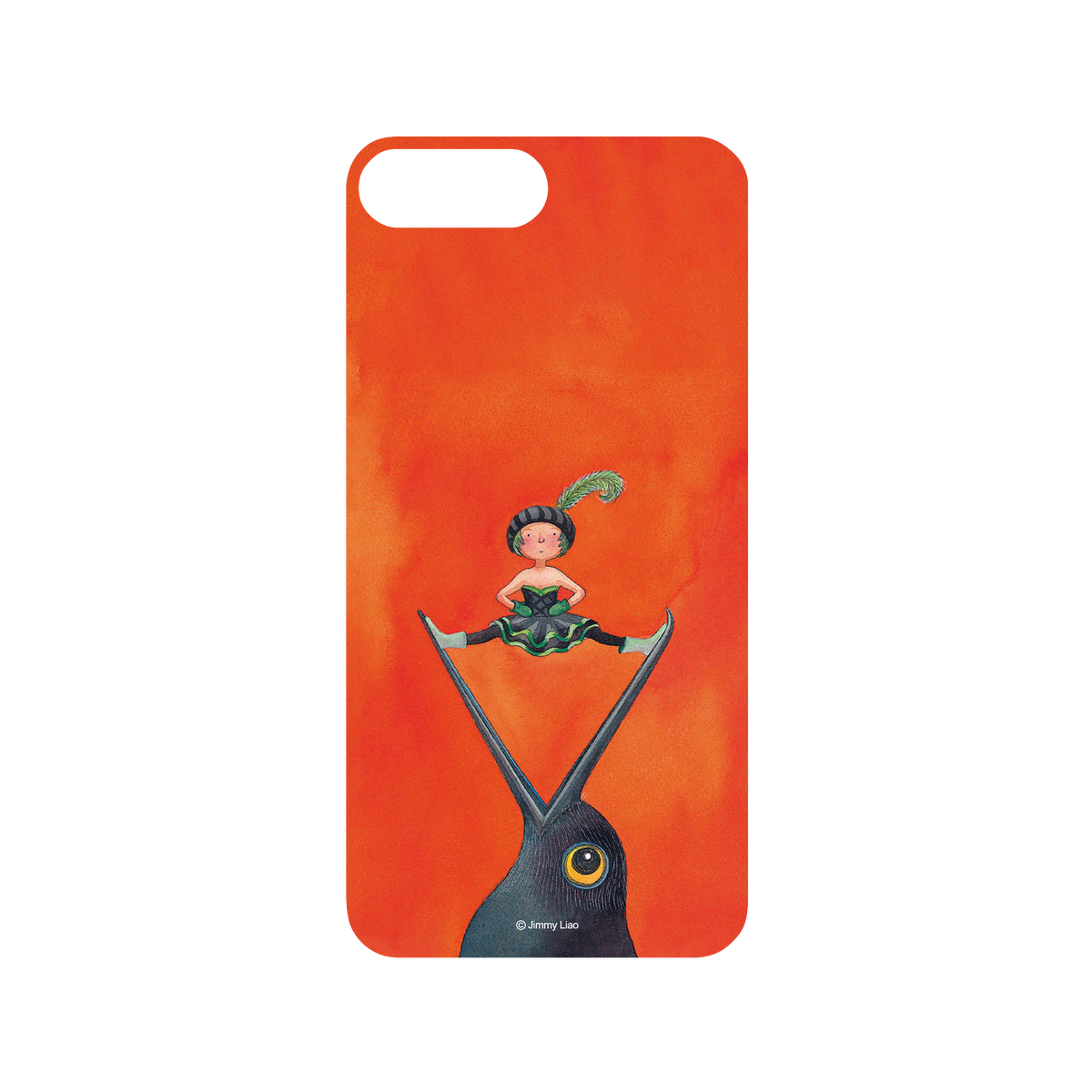 RHINOSHIELD X Jimmy Mod NX iPhone 8 Plus Case - Don’t Blame Me - Crow Backplate