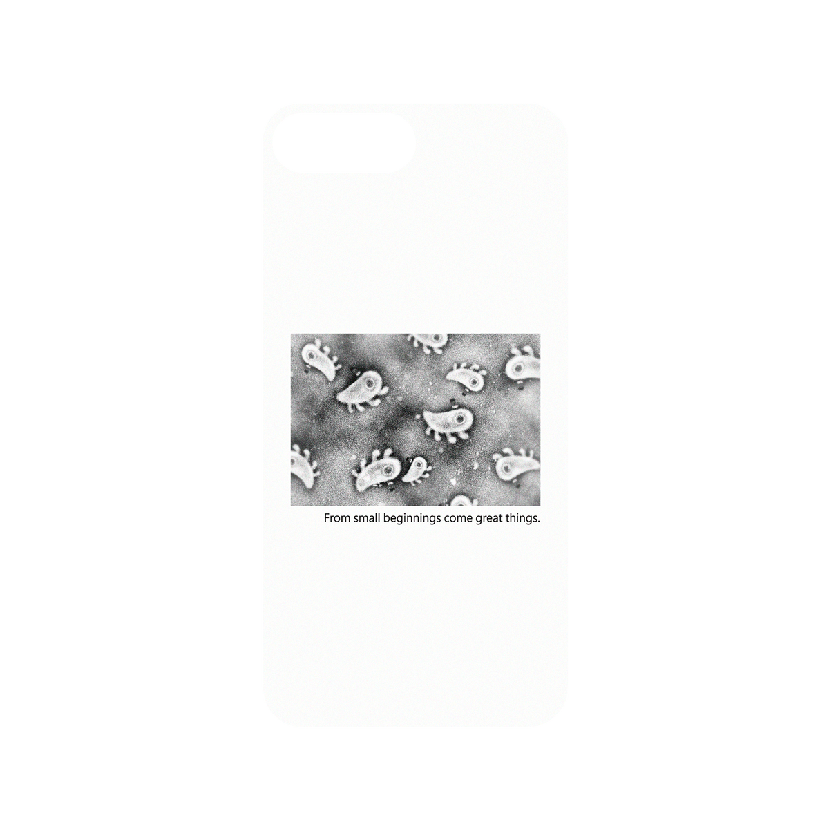 RHINOSHIELD X Incrediville  Mod NX iPhone 7 Plus Case - Microscopic Observation - White Backplate
