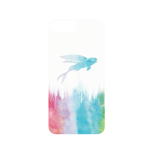 RhinoShield X WasangShow Mod NX iPhone 8 Plus Case - Flying Fish in Waves (Rainbow) Backplate