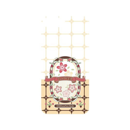 RhinoShield X OldHouseFace Mod NX iPhone 7 Plus Case - Tiles - Flower Backplate