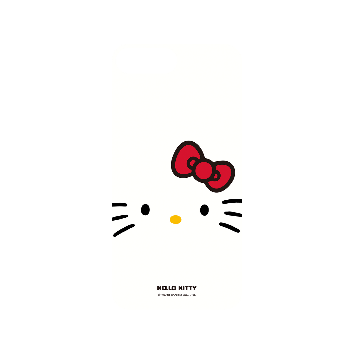 iPhone 8 Plus 犀牛盾Mod NX聯名設計款邊框背蓋兩用手機殼 Hello Kitty 系列 - 大臉Hello Kitty