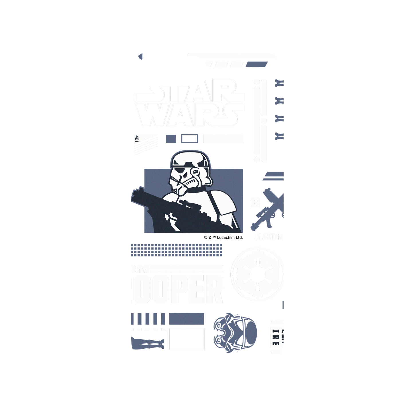 iPhone 7 Plus 犀牛盾Mod NX聯名設計款邊框背蓋兩用手機殼 StarWars 星際大戰系列 - 風暴兵-潮流系列