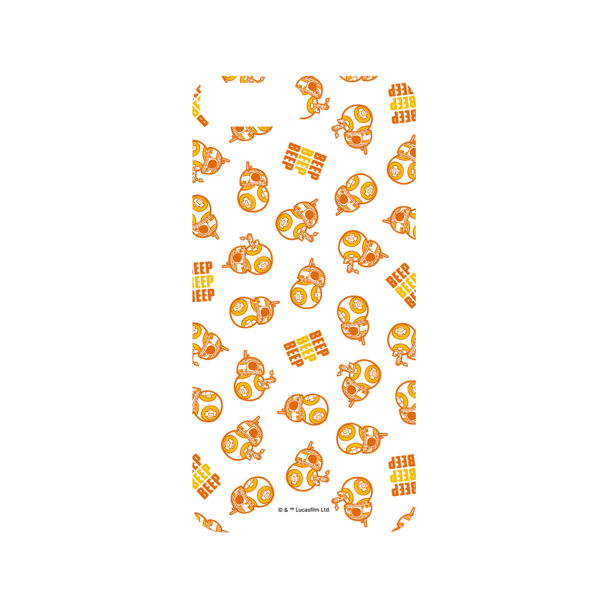 iPhone 7 Plus 犀牛盾Mod NX聯名設計款邊框背蓋兩用手機殼 StarWars 星際大戰系列 - Pattern BB8-Galaxy