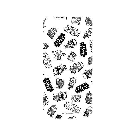 iPhone 8 Plus 犀牛盾Mod NX聯名設計款邊框背蓋兩用手機殼 StarWars 星際大戰系列 - Pattern 星際大戰-Galaxy