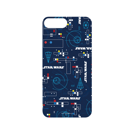 iPhone 8 Plus 犀牛盾Mod NX聯名設計款邊框背蓋兩用手機殼 StarWars 星際大戰9系列 - 經典幾何Pattern