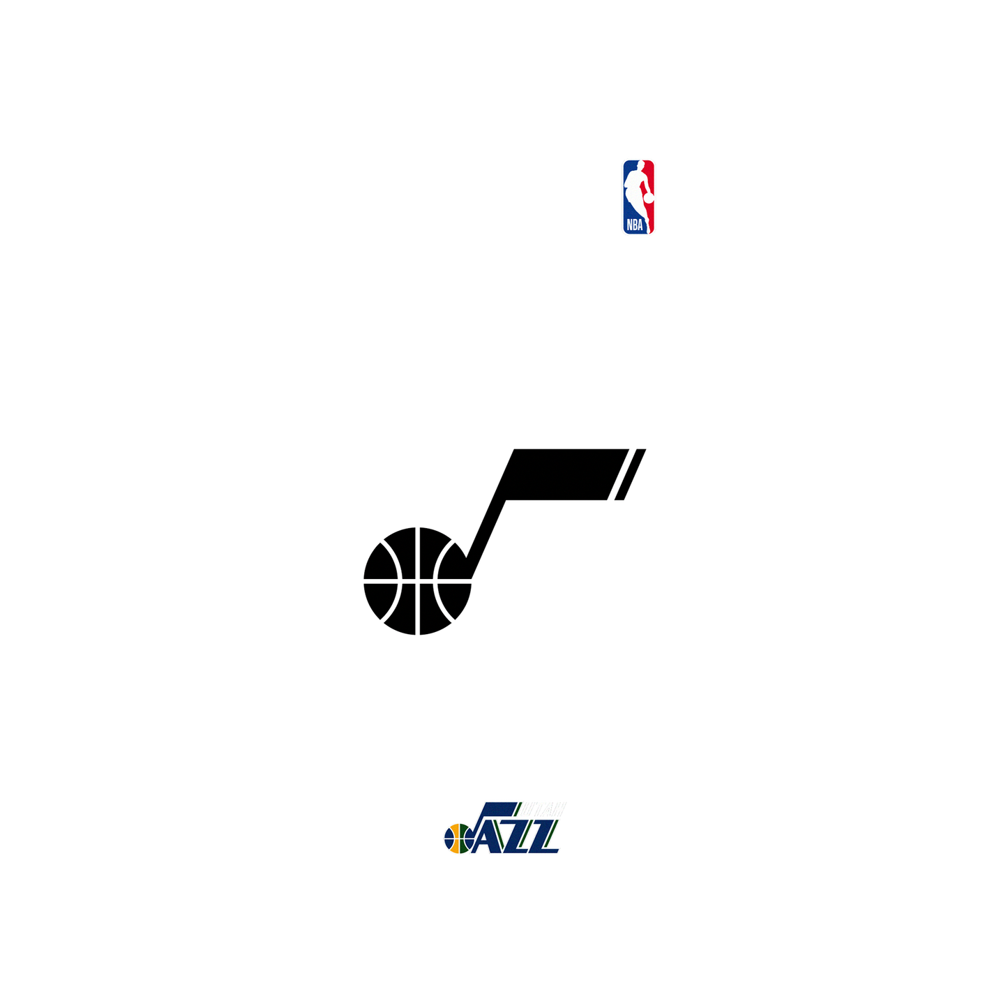 iPhone 7 Plus 犀牛盾Mod NX聯名設計款邊框背蓋兩用手機殼 NBA - B&W-猶他爵士 Utah Jazz B&W - Light