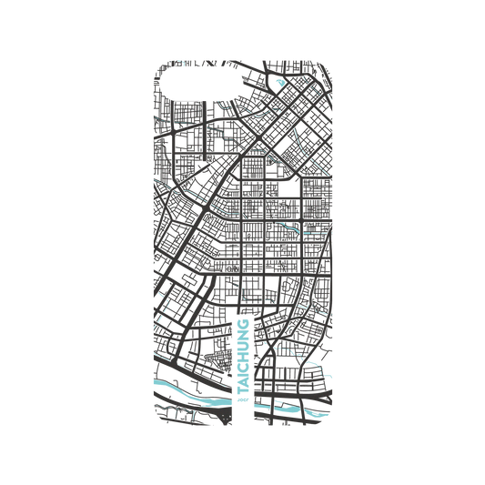 iPhone 8 Plus 犀牛盾Mod NX聯名設計款邊框背蓋兩用手機殼 JOCR - Taichung (Black Logo)