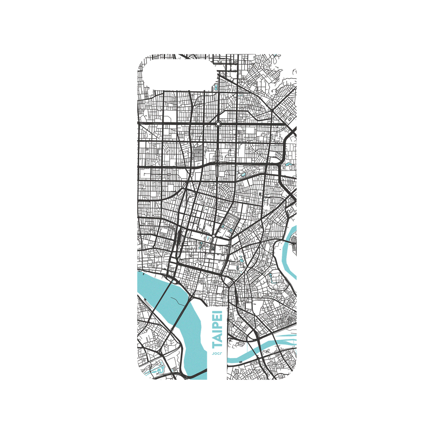RhinoShield X JOCR Mod NX iPhone 8 Plus Case - Taipei (Black Logo) Backplate