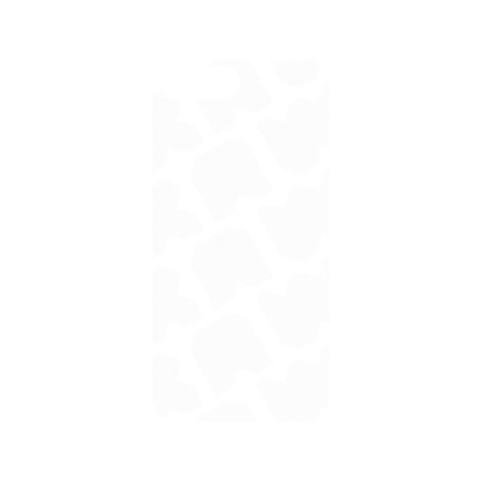 RhinoShield X JOCR Mod NX iPhone 8 Plus Case - Raw White Pattern Big Backplate