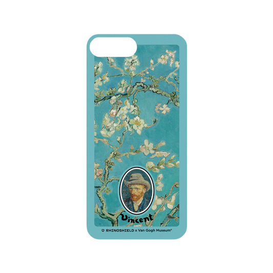 RhinoShield X Van Gogh Museum Mod NX iPhone 7 Plus Case - Almond Blossom - Frame Backplate