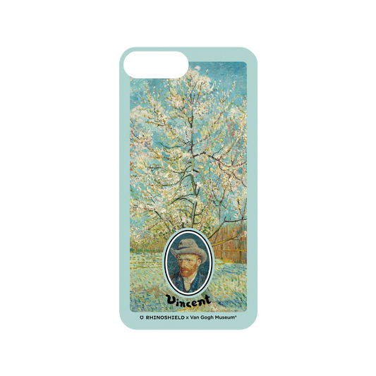 RhinoShield X Van Gogh Museum Mod NX iPhone 7 Plus Case - Peach Tree in Blossom - Blue Frame Backplate
