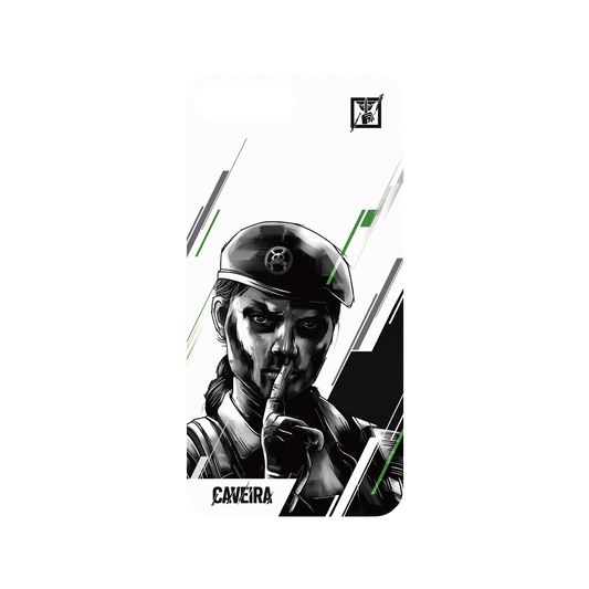RhinoShield X 6: Siege Mod NX iPhone 8 Plus Case - Caveira - Sketch Backplate