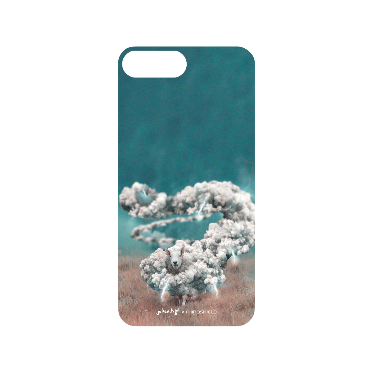 RhinoShield X Julien Tabet Mod NX iPhone 7 Plus Case - Stormy Backplate