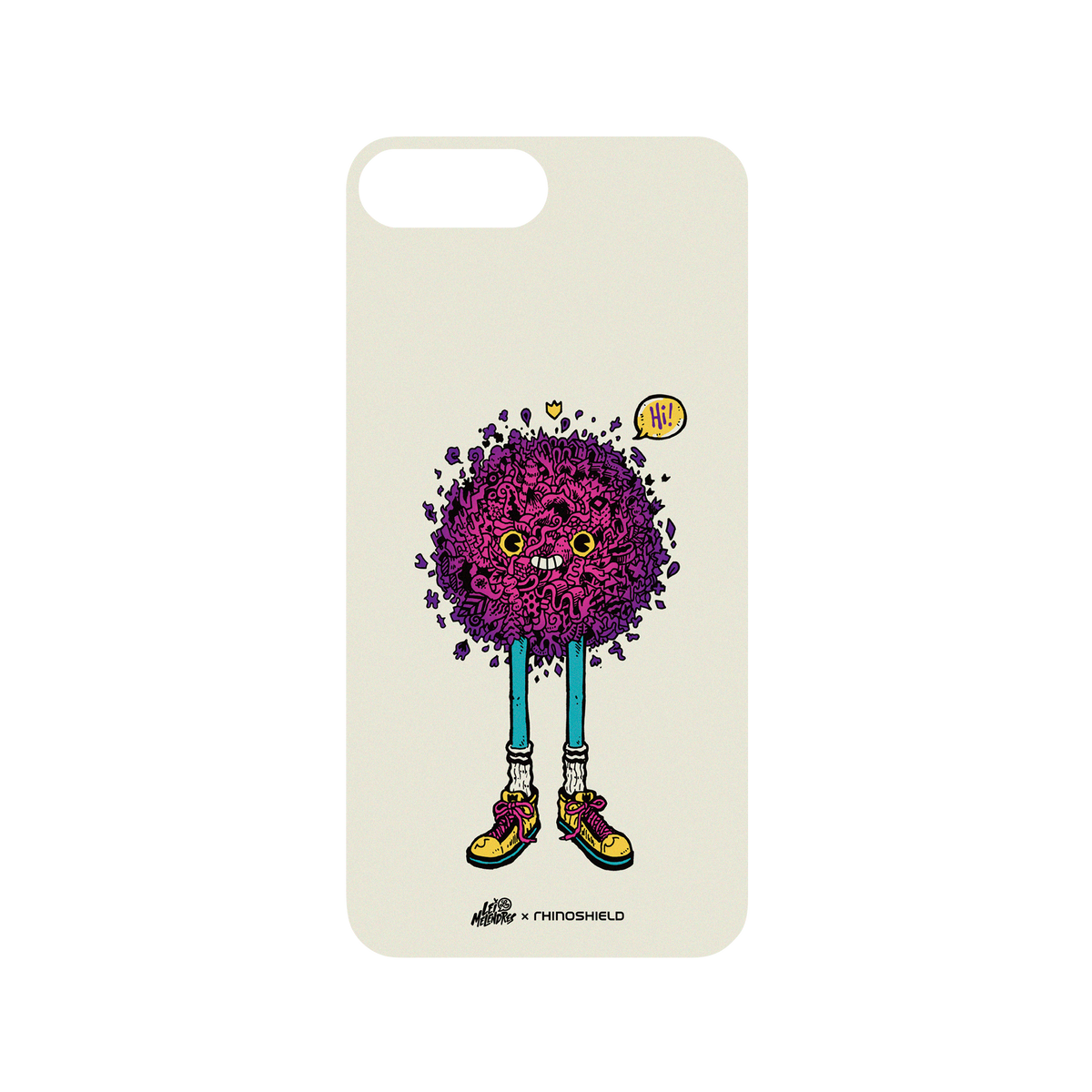 RhinoShield X Lei Melendres Mod NX iPhone 7 Plus Case - Fuzzy Head Backplate