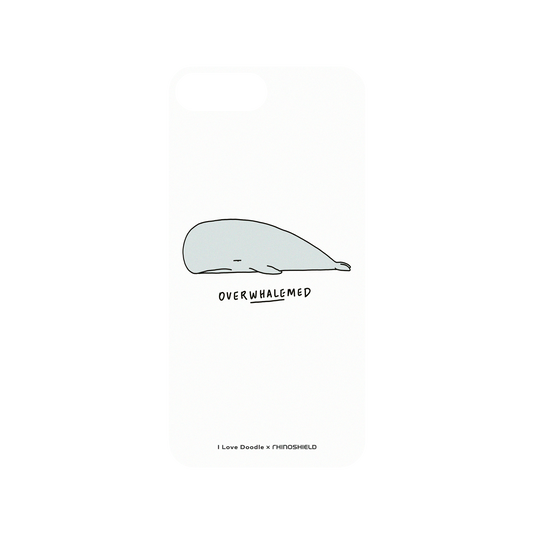 RhinoShield X I Love Doodle Mod NX iPhone 8 Plus Case - Overwhalemed Backplate