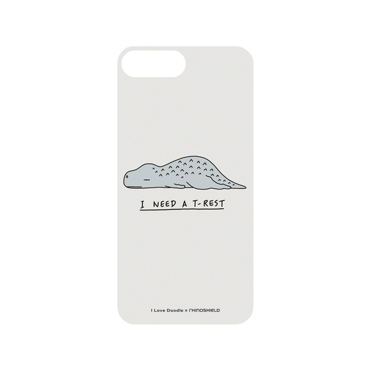 RhinoShield X I Love Doodle Mod NX iPhone 8 Plus Case - I Need A T-rest Backplate