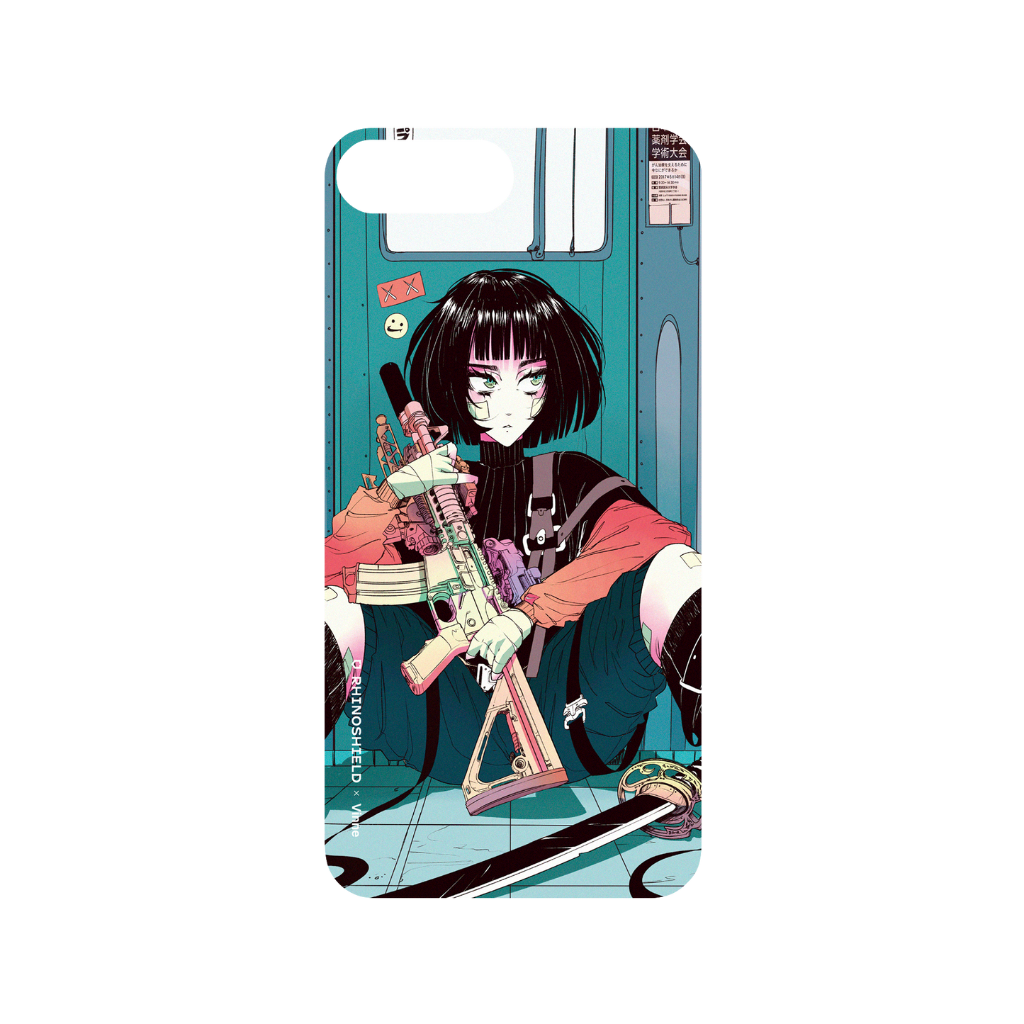 RhinoShield X Vinne Mod NX iPhone 8 Plus Case - Yuna Backplate