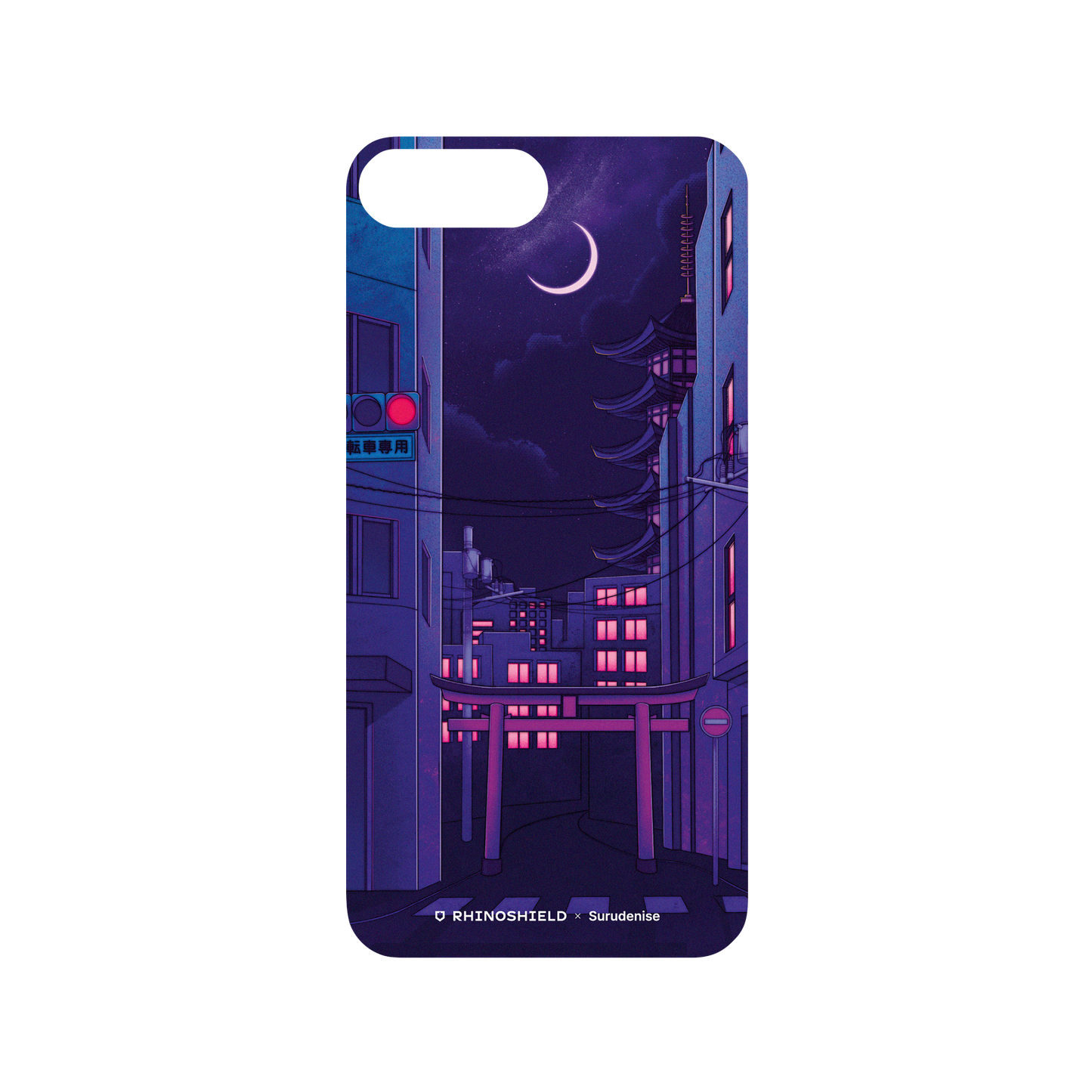 RhinoShield X Surudenise Mod NX iPhone 8 Plus Case - Tokyo Night Backplate