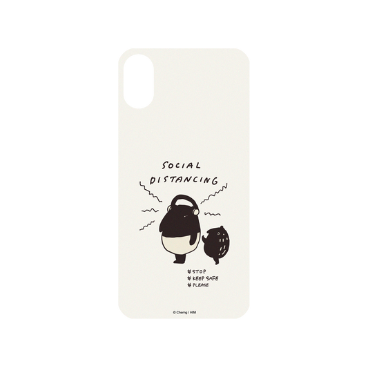 RHINOSHIELD X LAIMO Mod NX iPhone X Case - SOCIAL DISTANCING Backplate
